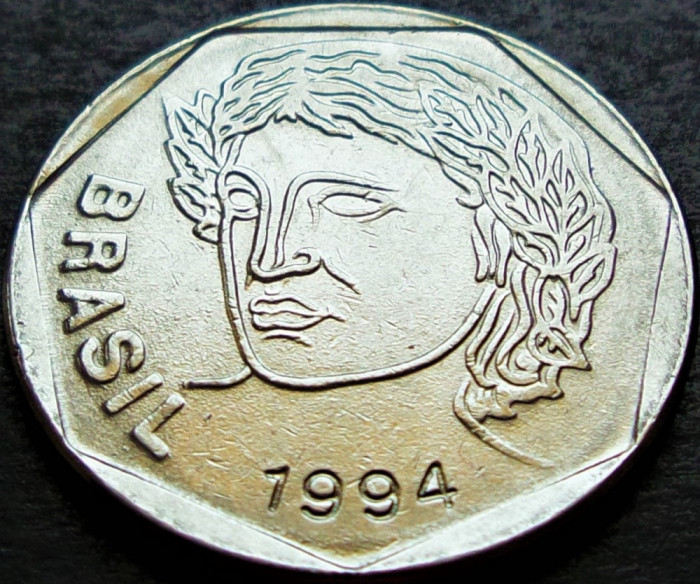 Moneda 25 CENTAVOS - BRAZILIA, anul 1994 * cod 4683