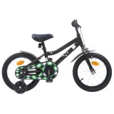 vidaXL Bicicletă pentru Copii 12 Inci pentru 2-4 ani Negru 42009467