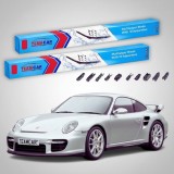 Cumpara ieftin Ștergătoare Porsche 911 GT2 997 2007-2012 | Set Față Flat &ndash; TeamCar&reg;
