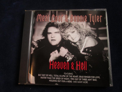 Meat Loaf &amp;amp; Bonnie Tyler - Heaven &amp;amp; Hell _ cd,album _ Columbia (1993, UK ) foto
