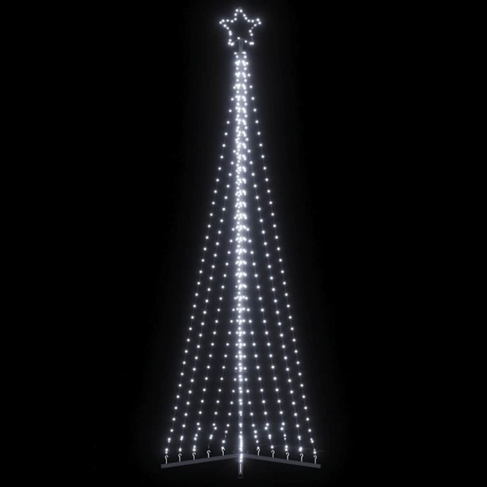 Pom de Crăciun LED 495 LED-uri Alb Rece 300,5 cm