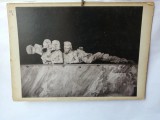 bnk foto Grecia - Athena - Acropole - Templul Hekatompedon - detaliu - Albumen - 29x22 cm 1880