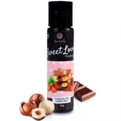 SECRETPLAY - GEL SWEET LOVE CHOCOLATE WITH HAZELNUT 60 ML foto