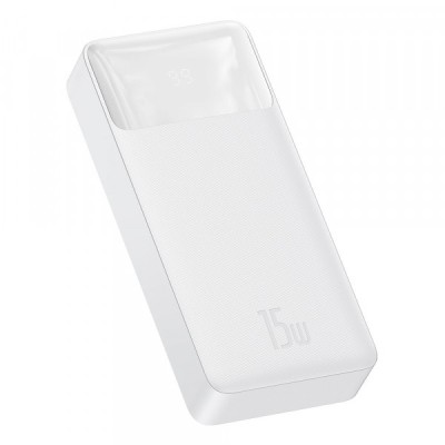 Baterie Externa Baseus Bipow, 20000mAh, 15W, 1 x USB-C - 2 x USB-A, Alba PPBD050102 foto