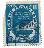 Planul cincinal, 1951, 11 L, obliterat