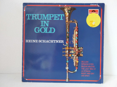 Heinz Schachtner &amp;ndash; Trompete In Gold, vinil LP Album 1968 Germany Polydor foto