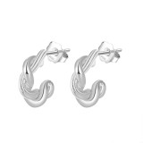 Cumpara ieftin Cercei argint 925, JW1756, model impletit, placati cu rodiu