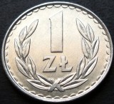 Cumpara ieftin Moneda 1 ZLOT - POLONIA, anul 1985 *cod 3080 = UNC, Europa, Aluminiu