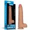 Vibrator Realistic Power Basics, 10 Moduri Vibratii, PVC, Natural, 28.3 cm