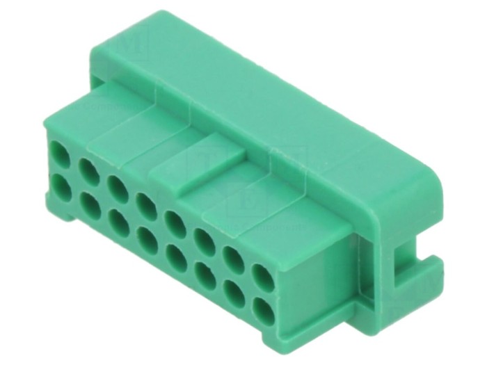Conector cablu-cablu/PCB 16 pini Gecko 2A 450V - HARWIN