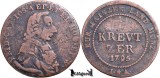 1795 IA, &frac14; Kreutzer- Arhiepiscopatul Princiar de Mainz - Sf&acirc;ntul Imperiu Roman, Europa