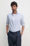 Hackett London camasa din bumbac barbati, cu guler italian, regular, HM3010115