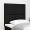 vidaXL Tăblie din Țesătură Geometric Negru 100 cm țesătură 3337901