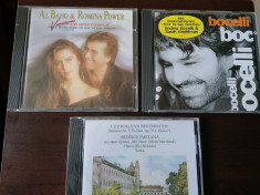 LOT 3 CD ORIGINALE AL BANO ROMINA POWER , BOCELLI , BEETHOVEN foto