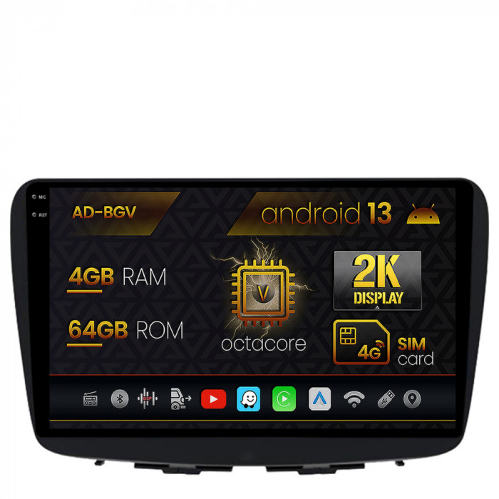 Navigatie Suzuki Baleno, Android 13, V-Octacore 4GB RAM + 64GB ROM, 9.5 Inch - AD-BGV9004+AD-BGRKIT310