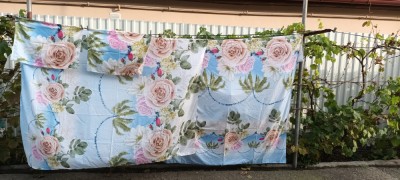Set Lenjerie de pat cu Roses 3D, cu 4 piese, 2 persoane*** foto