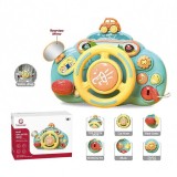 Jucarie interactiva bebelusi, Volan multifunctional cu sunete, +18 luni