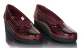 Pantofi dama din piele naturala Caspian Cas-101-BOCR