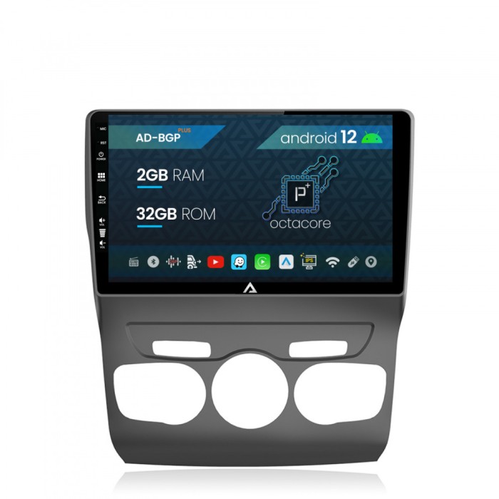 Navigatie Citroen C4L (2011-2016), Android 12, P-Octacore 2GB RAM + 32GB ROM, 10.1 Inch - AD-BGP10002+AD-BGRKIT342