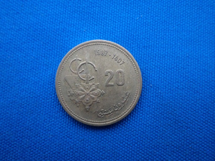 20 SANTIMAT 1987 / MAROC