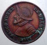 B.658 PANAMA VASCO NUNEZ DE BALBOA 1 1/4 CENTESIMOS 1940