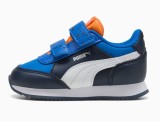 Incaltaminte sport pentru copii Puma Adaptor Match 401497, albastru portocaliu, marime 29 - SECOND
