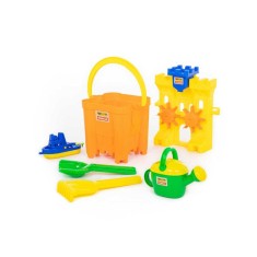 Galeata nisip+5 accesorii - CastleMaxi, 34x30x34 cm, Wader foto
