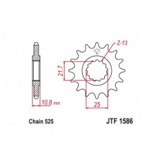 MBS Pinion fata Z15 525 JT, Cod Produs: JTF158615