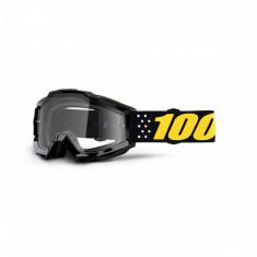 Ochelari copii ATV/cross 100% Accuri Jr. Pistol, sticla clara Cod Produs: MX_NEW 26012552PE foto