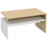 HOMCOM Masă joasă cu depozitare | Aosom Romania