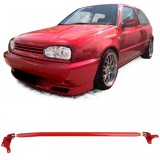 Bara de rigidizare din aluminiu ajustabila rosie pentru fata, potrivita pentru VW Golf 4 + Bora 97-03 Performance AutoTuning