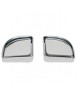 Set 2 oglinzi convexe auto 50mm pentru eliminarea punctelor oarbe, cromate, autoadezive
