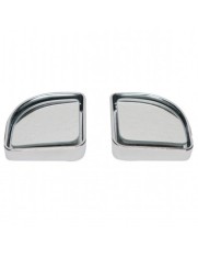 Set 2 oglinzi convexe auto 50mm pentru eliminarea punctelor oarbe, cromate, autoadezive