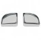Set 2 oglinzi convexe auto 50mm pentru eliminarea punctelor oarbe, cromate, autoadezive