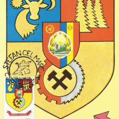 TSV - MAXIMA SUCEAVA - STEMA JUDETULUI HERALDICA, STAMPILA 1