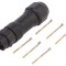 Conector circular mamă 6 pini IP68