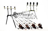 SET 4 LANSETE 3m CU 4 MULINETE MIFIN SPEED 8 RULMENTI SI BAITRUNNER ,FIR INCLUS