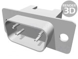 Mufă D-Sub 9P Tată pentru Cablu-Bandă IDC 1,27mm