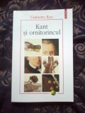 D6b Kant si ornitorincul - Umberto Eco (carte noua , 482 pag)