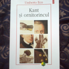 d6b Kant si ornitorincul - Umberto Eco (carte noua , 482 pag)