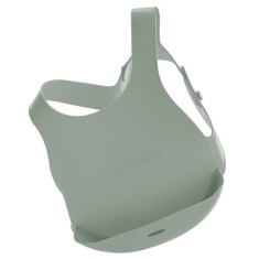 Baveta Flexi Bib Minikoioi, 100% Premium Silicone &ndash; River Green