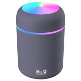 Umidificator aer USB 300 ml Siegbert cu difuzor aroma si LED, gri
