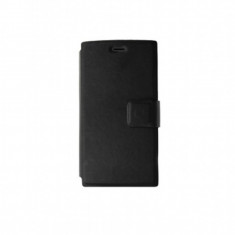 Husa Nokia Lumia 530 Wallet Case Black Celly