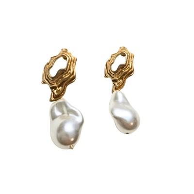 Cercei Cu Perle Baroc foto