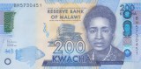 Bancnota Malawi 200 Kwacha 2020 - PNew UNC