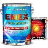 Pachet Lac Epoxidic Solvent-Free &ldquo;Emex Epoxy Contact&rdquo; - Transparent - Bid. 20 Kg + Intaritor 10 Kg
