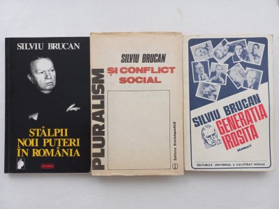 SILVIU BRUCAN - STALPII NOII PUTERI IN ROMANIA+ PLURALISM SI CONFLICT SOCIAL+ GE foto
