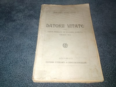 JEAN BART - DATORII UITATE EDITIA A III A foto