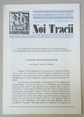 NOI TRACII , REVISTA FONDATA DE JOSIF CONSTANTIN DRAGAN , NR..217 , 1992 foto