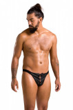 Bikini Ben Open Back cu Snur, Negru, XXL/XXXL, Passion
